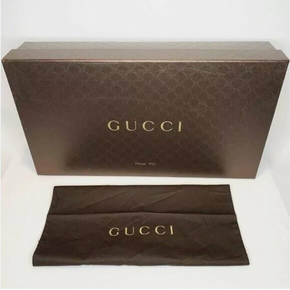 GUCCI Knee High Riding Boots US 9.5 Brown Suede Horsebit Low Block Heel EU 39.5 - Picture 12 of 12